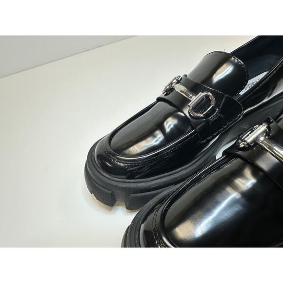 Steve Madden Platform Horse Bit Trifecta Loafers Shoes Sz 8.5 - Picture 9 of 13